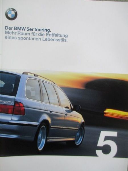 BMW 520i 523i 528i 540i E39 Touring 525tds 530d September 1998