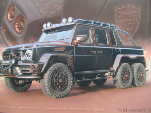 Mansory 2025 Kalender