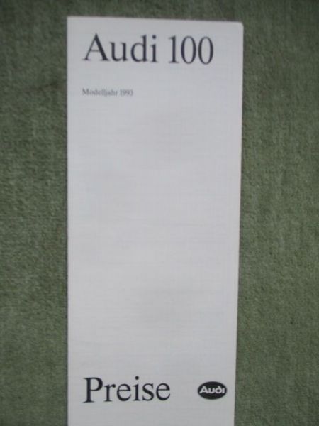 Audi 100 (typ44) Modelljahr 1993