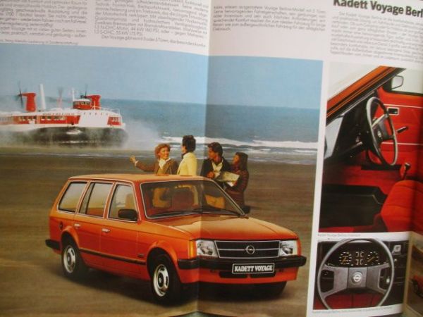 Opel Kadett D Voyage Prospekt März 1980