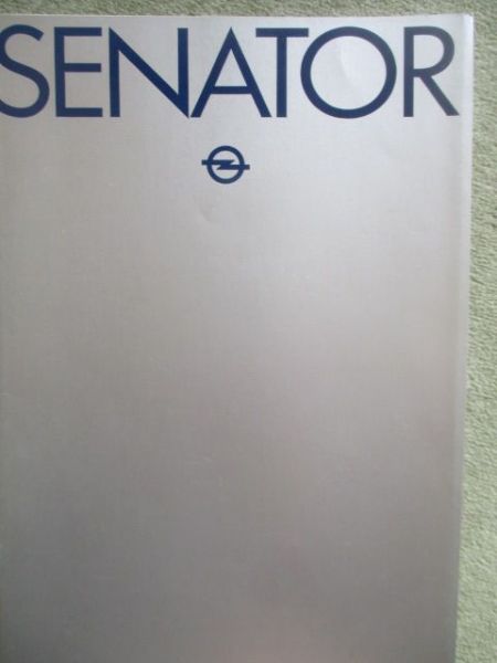 Opel Senator A 2.8l 3.0l Oktober 1979 Schweiz Version