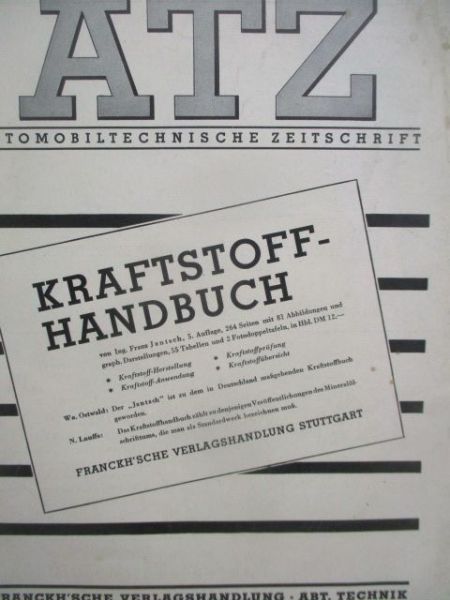 Automobiltechnische Zeitschrift Oktober 1953