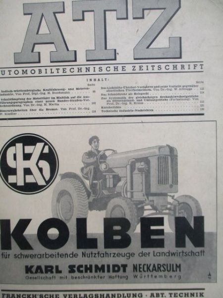 Automobiltechnische Zeitschrift Mai 1952