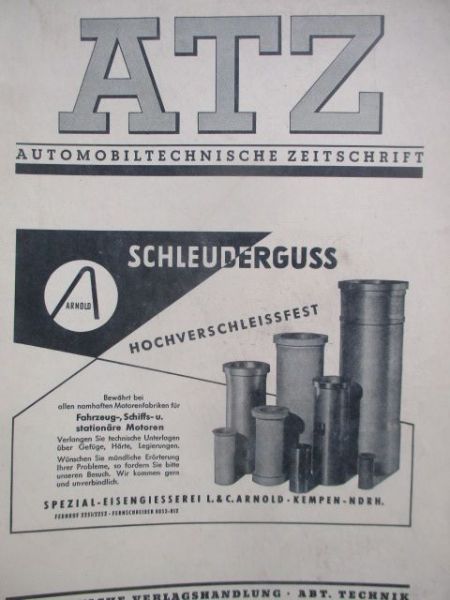 Automobiltechnische Zeitschrift Juli 1956