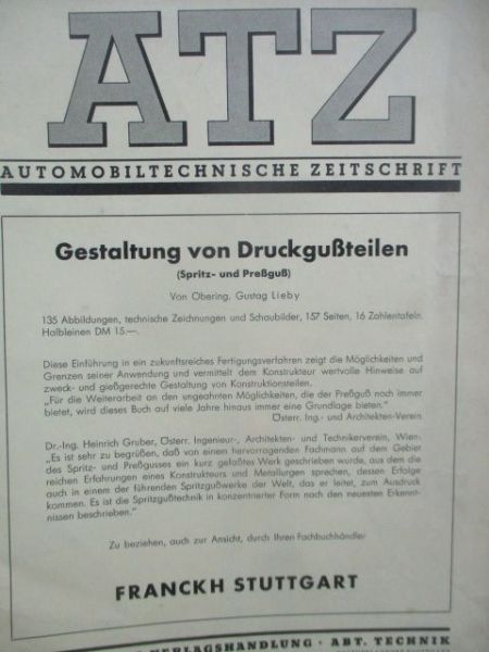 Automobiltechnische Zeitschrift August 1957