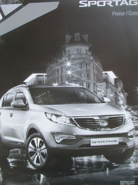 Kia Sportage Preise/Daten Modelljahr 2011