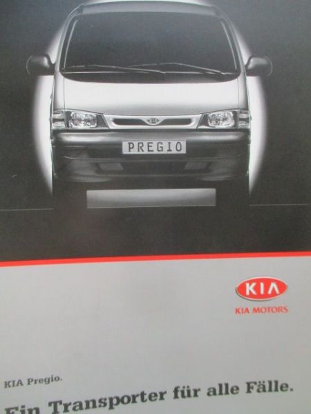 Kia Pregio Prospekt 11/2000