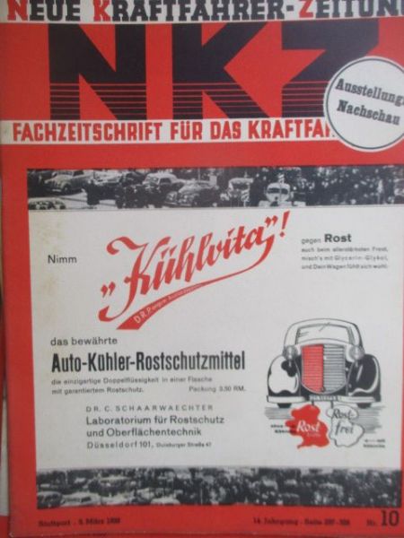 Neue Kraftfahrer Zeitung 10/1939