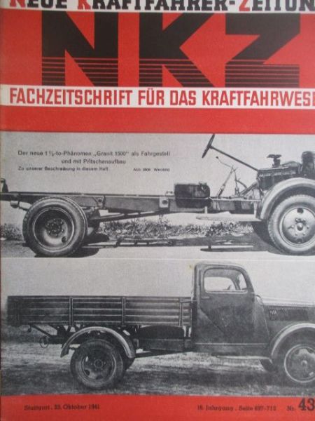 Neue Kraftfahrer Zeitung 43/1941