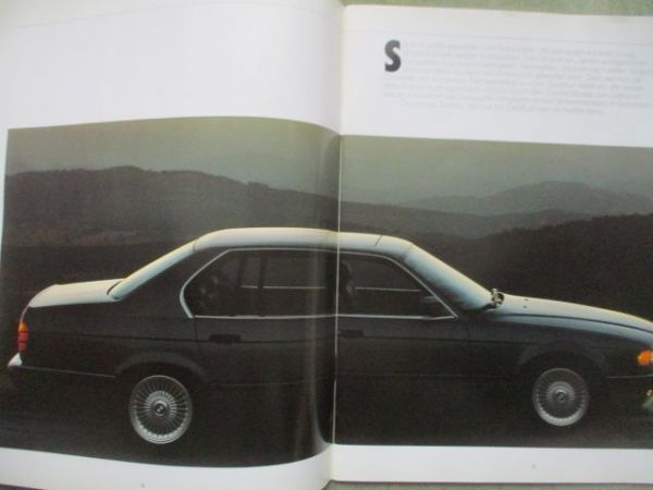 BMW 750i 750iL E32 Großformat Prospekt September 1989