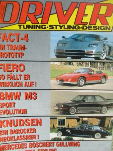 Driver Tuning Styling Design Februar 1990
