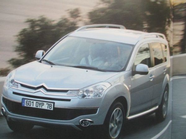 Citroen C-Crosser Buch Pressemappe März 2007