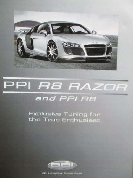PPI Audi R8 Razor Exclusive Tuning Prospekt