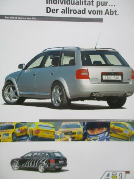 Abt Audi allroad quattro Prospekt September 2001