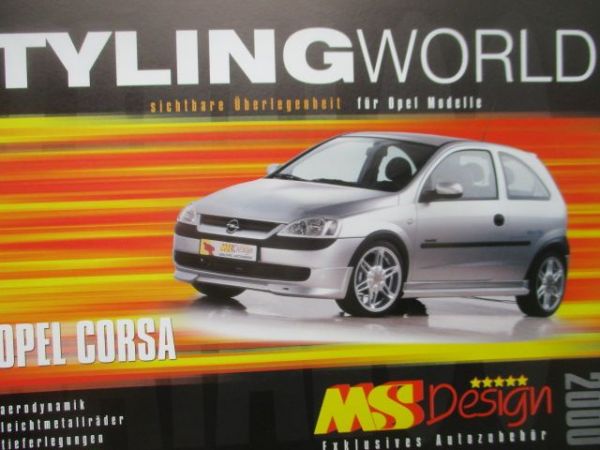 MS Design Opel Corsa C Prospekt 2000