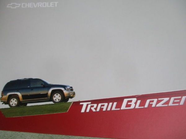 Chevrolet TrailBlazer (GMT360) Pressefotos Mappe 2001