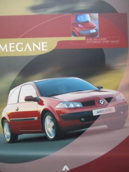 Renault Megane II Pressemappe September 2002