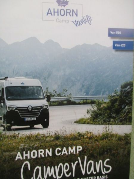 Ahorn Camp Vanlife Modelle 2023 Basis Renault Master