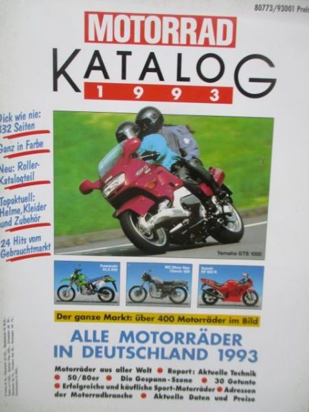 Motorrad Katalog 1993