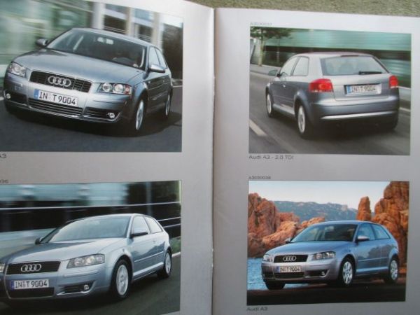Audi A3 (8P) Pressemappe März 2003