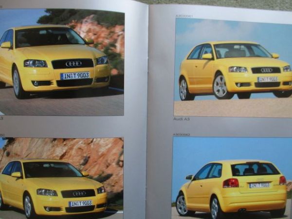 Audi A3 (8P) Pressemappe 3/2003