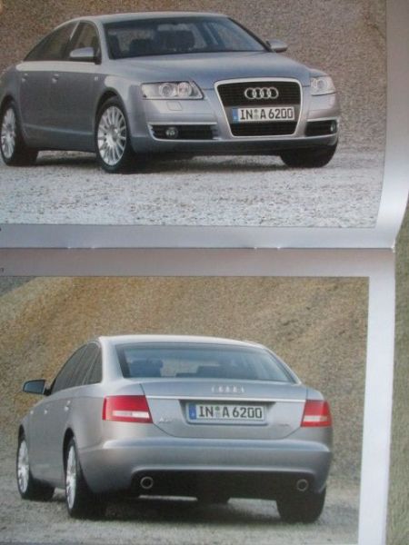 Audi A6 (4F) Limousine Pressemappe Februar 2004