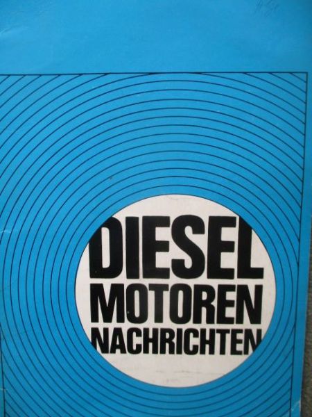 Dieselmotoren Nachrichten 1-1974