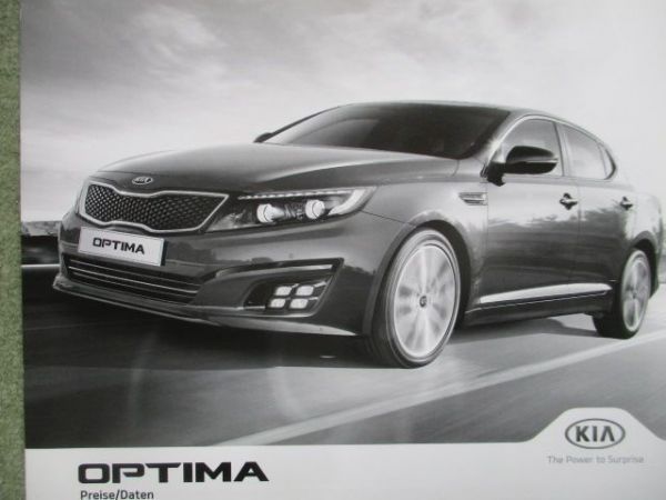 Kia Optima Preise/Daten Modelljahr 2014