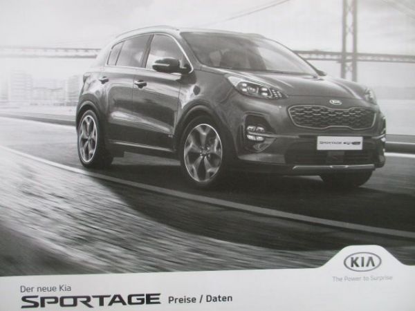 Kia Sportage Preise/Daten Modelljahr 2019