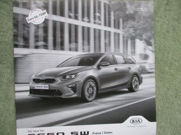 Kia ceed sw Preise/Daten Modelljahr 2019