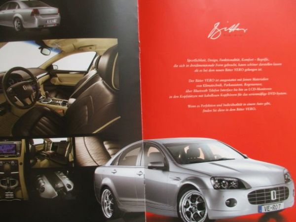 Bitter Vero Katalog 2007+Preisliste