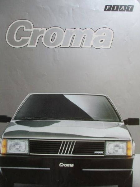 Fiat Croma Typ154 Großformat Katalog März 1986