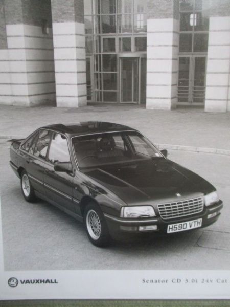 Vauxhall Senator CD 3.0i 24v Cat Pressefoto 20x25cm Format