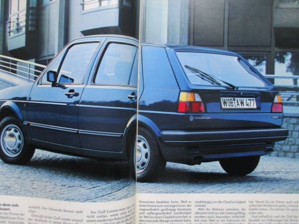 VW Golf II Typ19 Katalog August 1984