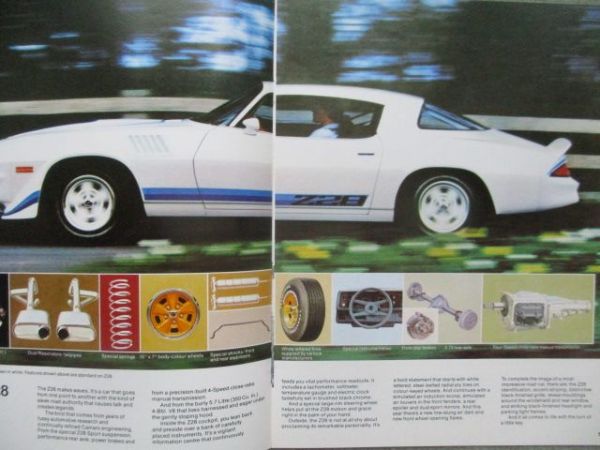 Chevrolet Camaro Z28 4.1l 5.0l 5.7l V8 1979
