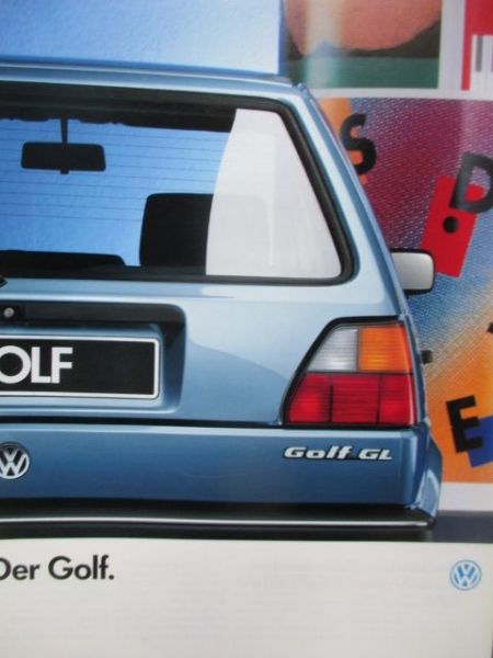 VW Golf II Typ19 CL GL GT GTD August 1988