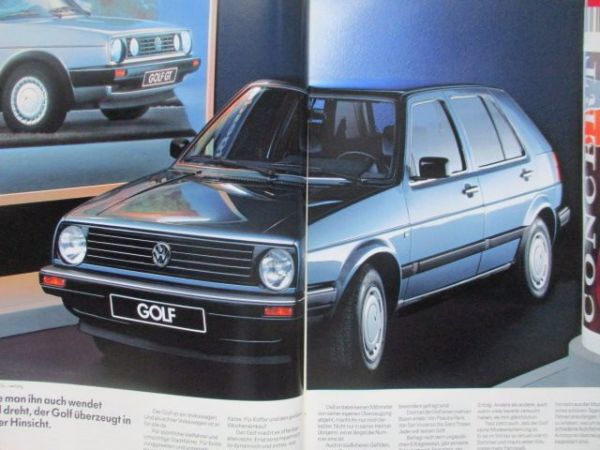 VW Golf II Typ19 CL GL GT GTD August 1988