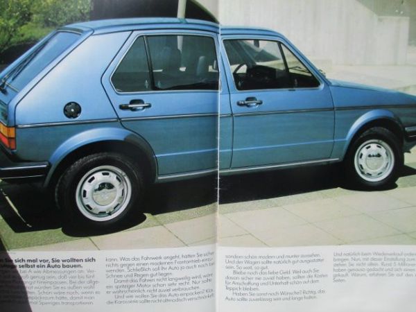 VW Golf I Typ17 C CL GL GTI +GTD August 1982