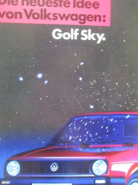 VW Golf II Typ19E Sky Februar 1987