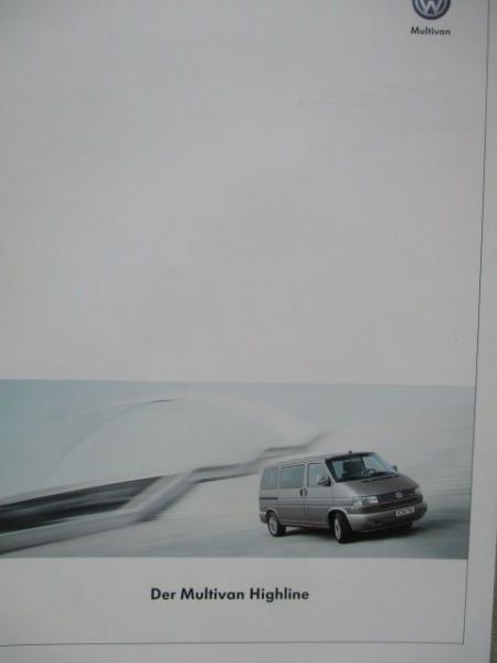 VW T4 Multivan Highline April 2002