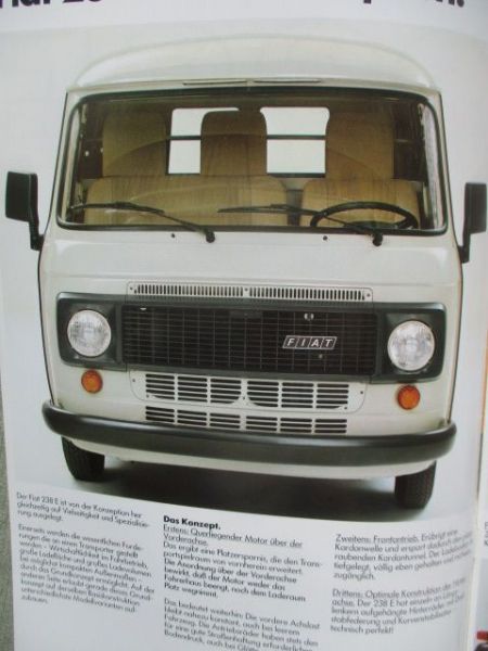 Fiat 238E März 1981 Prospekt