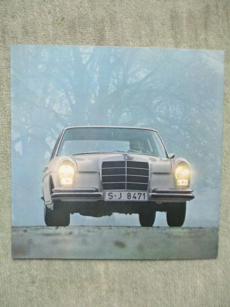 Mercedes Benz S-Klasse W108 Pressefoto 20x20cm