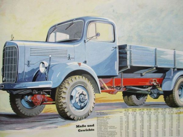Mercedes Benz Typ LA 311 LA 312 Prospekt