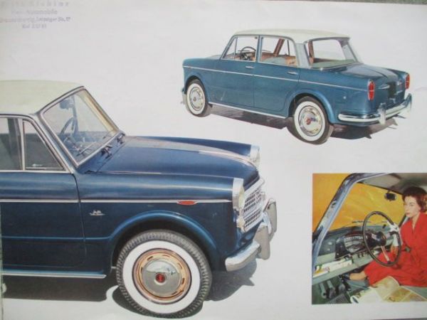 Fiat 1200 Grand´Vue Prospekt Deutsch