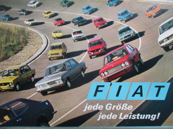Fiat Gesamtprogramm Beilage