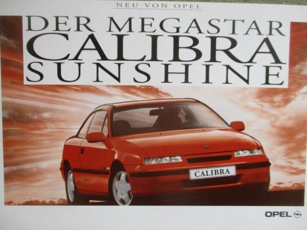 Opel Calibra Sunshine Februar 1993