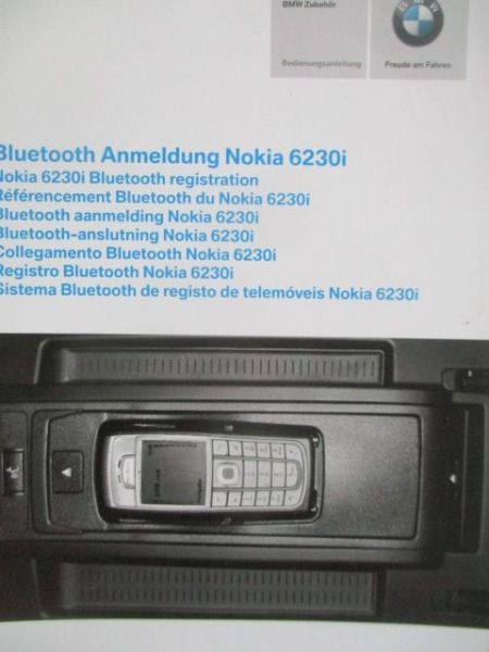 BMW Bluetooth Anmeldung Nokia 6230i 1/2007