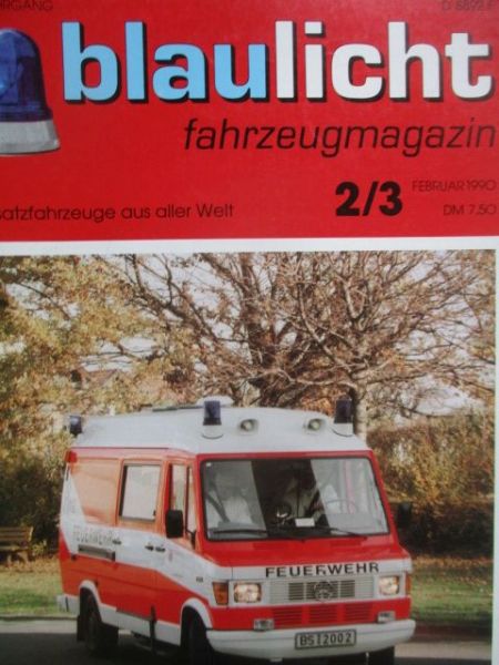 blaulicht fahrzeugmagazin 2/1990