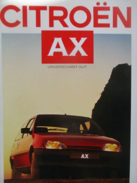 Citroen AX 10E RE 13RE 11TRE 14TRS TZS Januar 1987