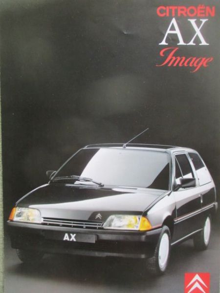 Citroen AX Image Prospekt Deutsch